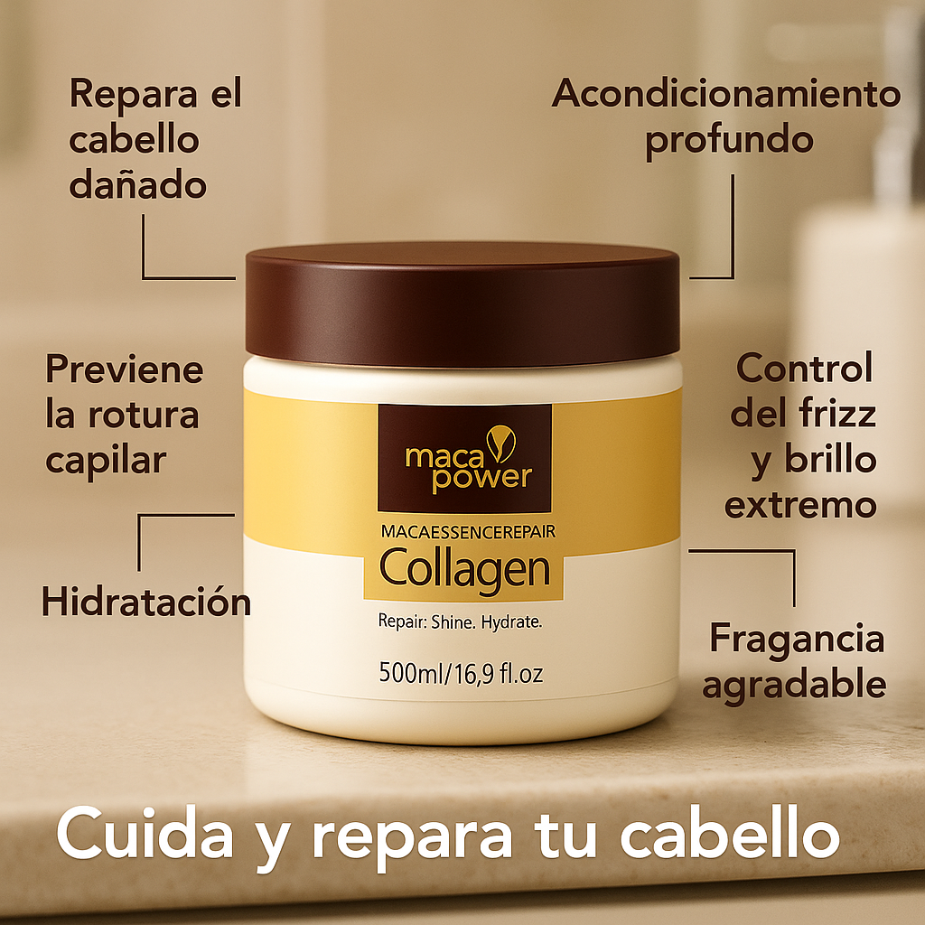 MASCARILLA COLAGENO PARA CABELLO 200ML- MACA POWER™