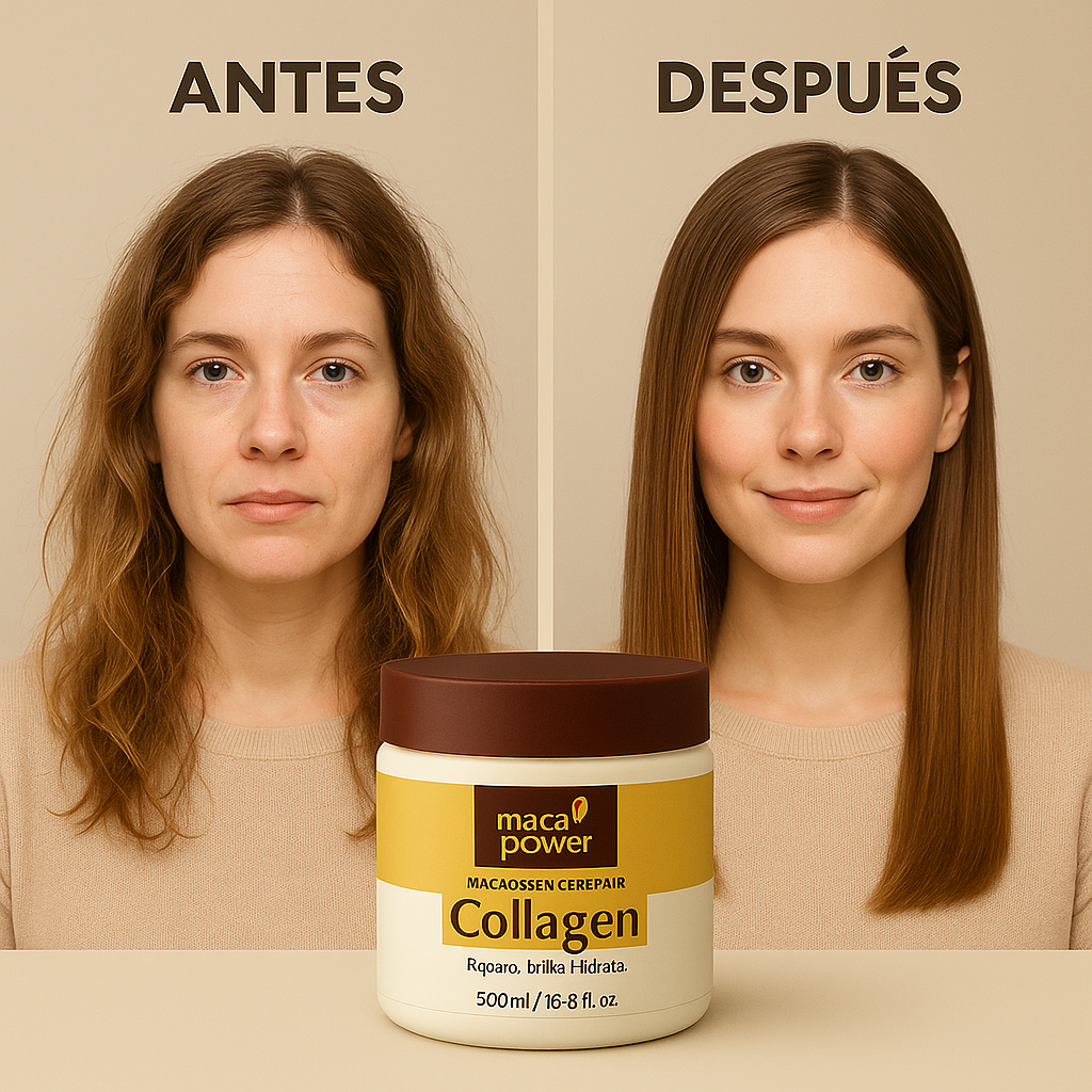 MASCARILLA COLAGENO PARA CABELLO 200ML- MACA POWER™